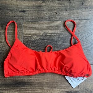 Saltwater Solids Tunnel Bralette Top size M